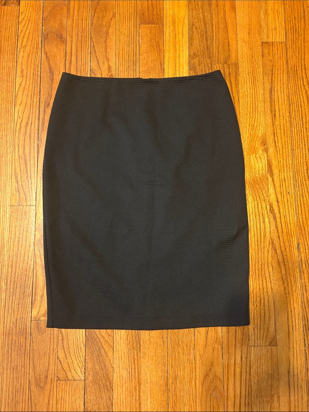 Sleek Black Midi Pencil Skirt - Women's